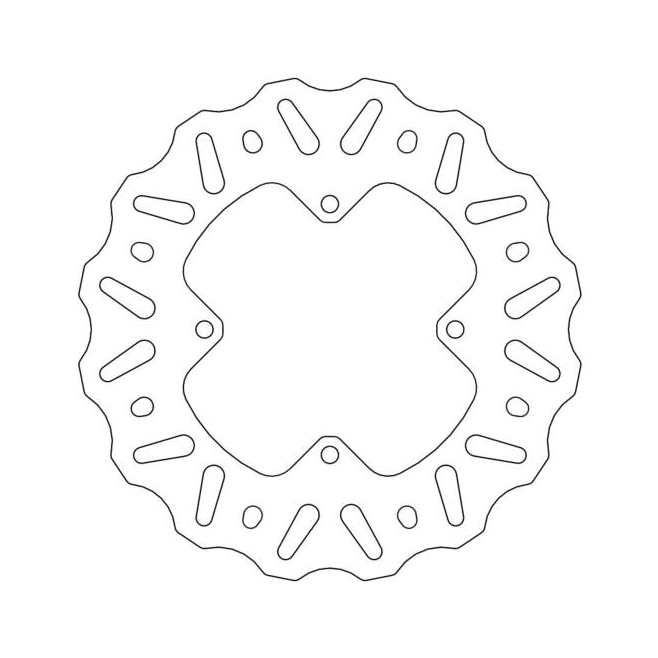 Rear Brake Disc Moto Master Nitro...