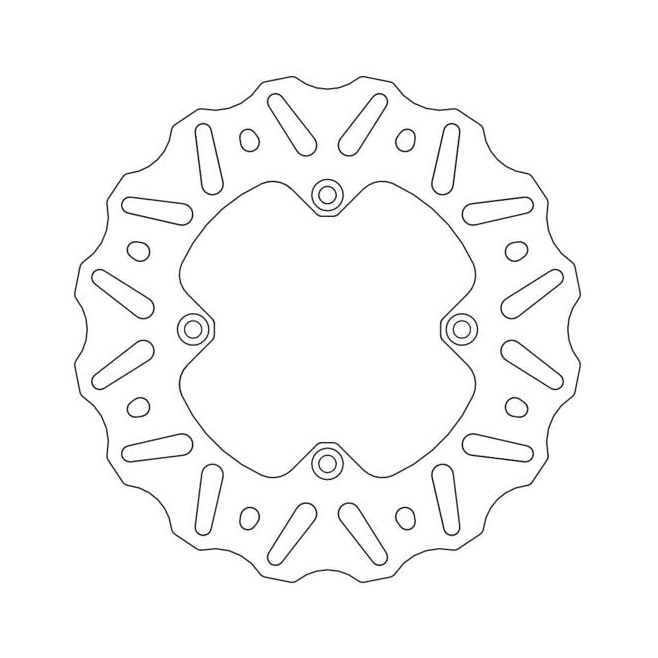 Rear Brake Disc Moto Master Nitro...