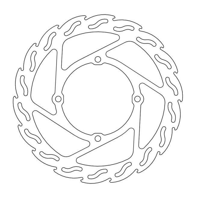 Front Brake Disc Moto Master Flame...
