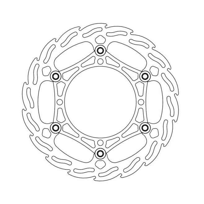 Floating Front Brake Disc Moto Master...