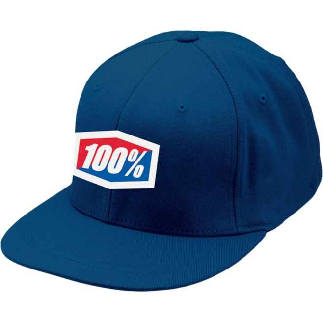 Gorra 100% Essential Flex Azul