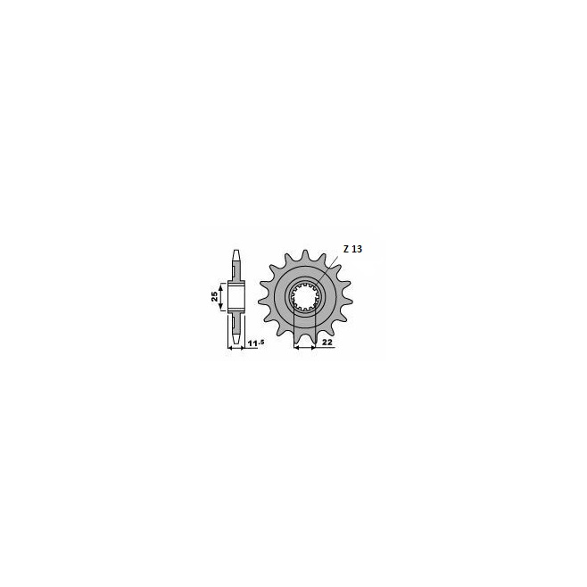 Front Sprocket PBR Sherco SE 250I...