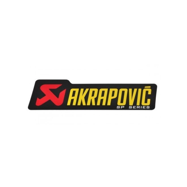 Adhesivo AKRAPOVIC 150x45 mm SP SERIES