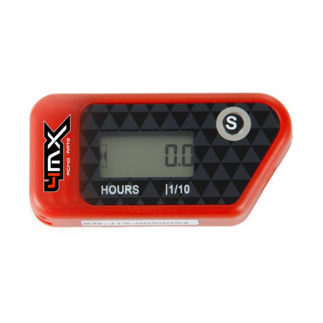 Hour Meter 4MX Red