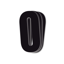 Numéros Vinyle Noir -Pack...