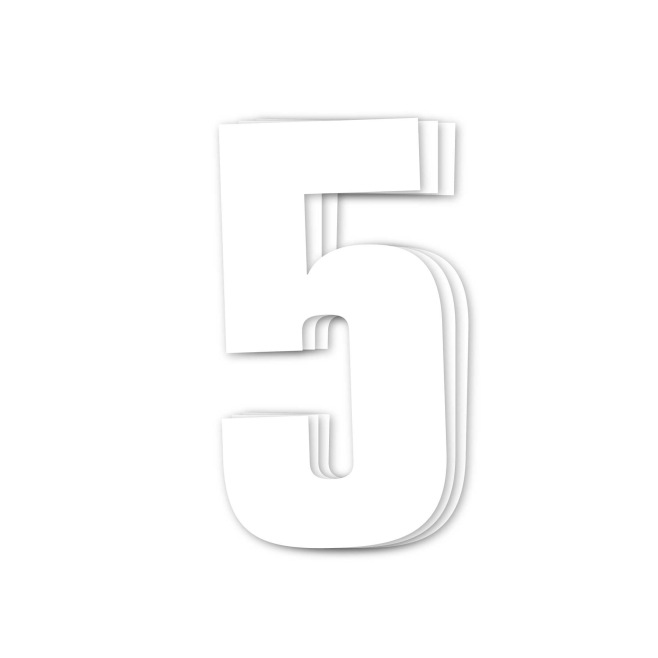 Números de carrera Blanco - Pack de 3...