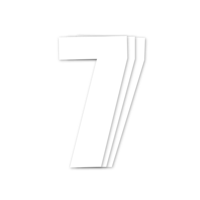 Números de carrera Branco - Pack de 3...