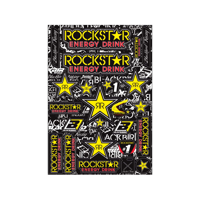 Blackbird Stickers Kit Rockstar Energy