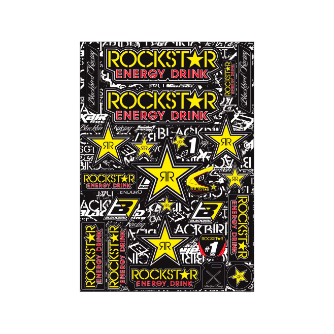 Panel de Adesivos Blackbird Rockstar...
