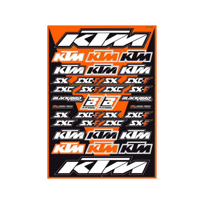 Adesivos Variados Blackbird KTM