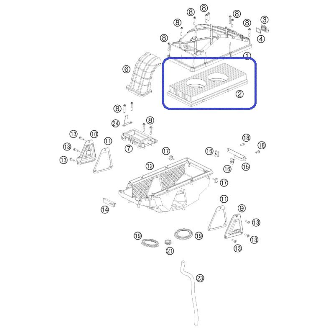 Air Filter KTM 990 Adventure 06-10...