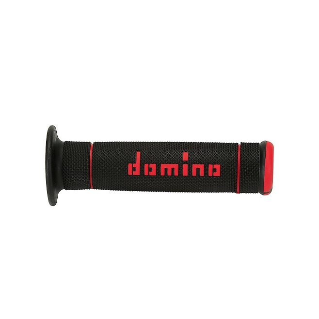 Puños de trial Domino negro/rojo