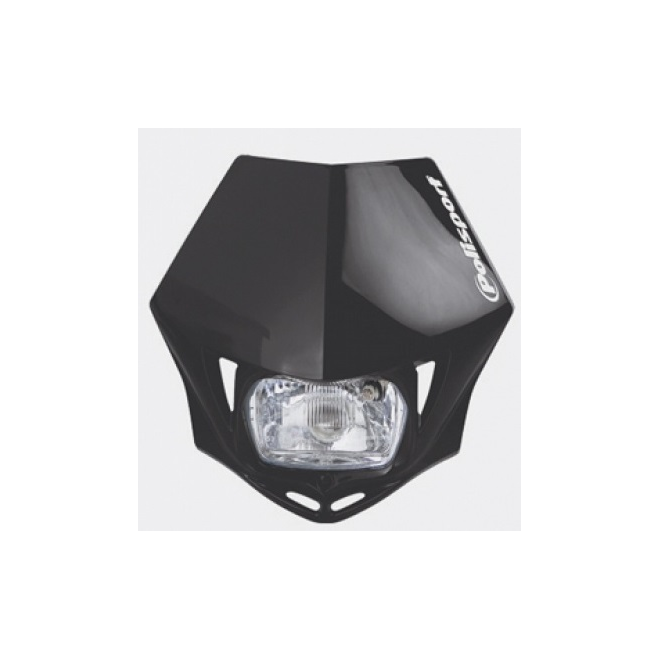 Phare Polisport MMX Noir