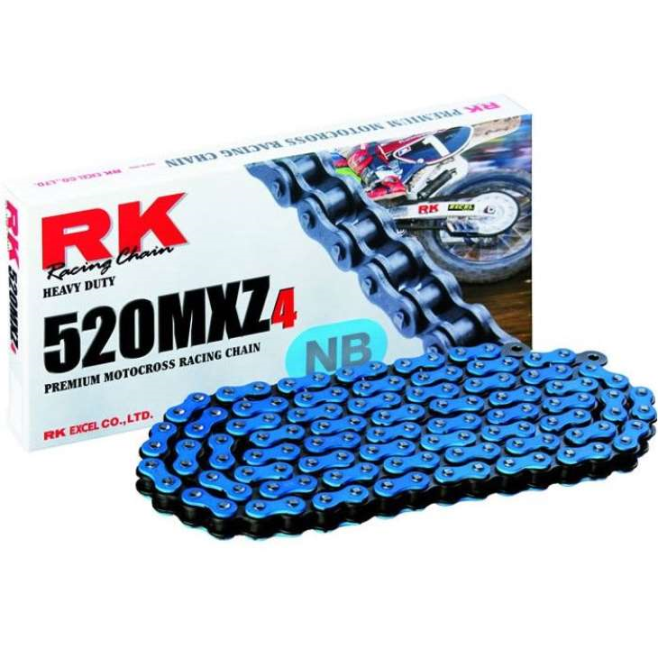 Chaîne RK 520MXZ4 Bleu 120 Maillons