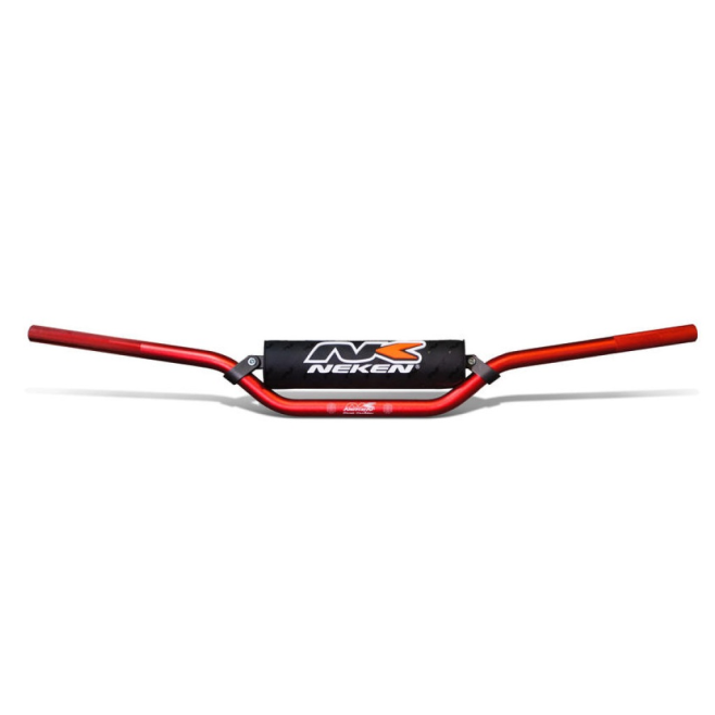 Guidon Neken Avec Barre 22 mm Bas Rouge