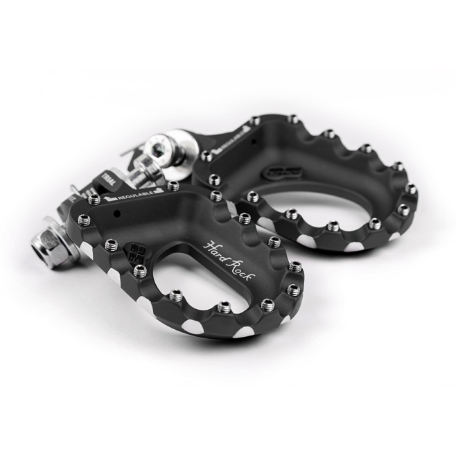 Foot Pegs Aluminum S3 Hard Rock Black