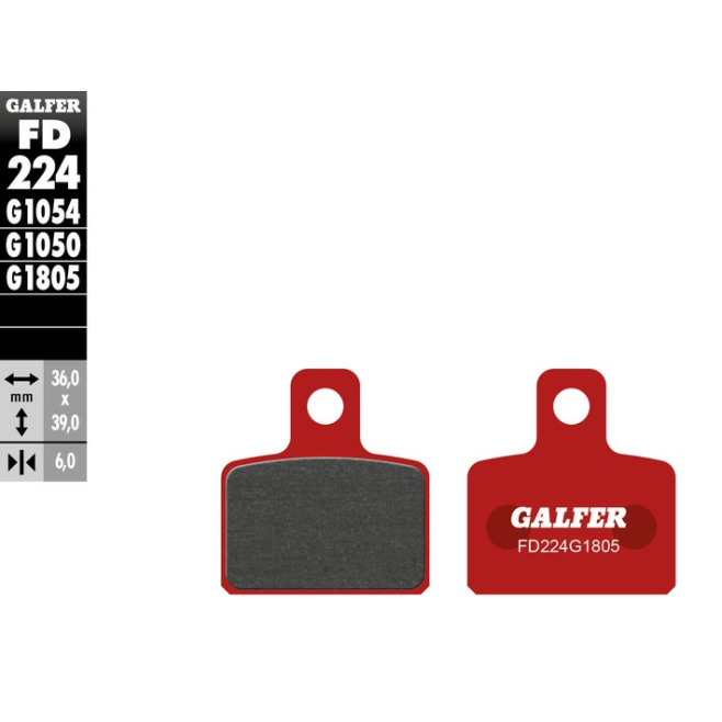 Galfer Trial Rear Brake Pads AJP Gas...