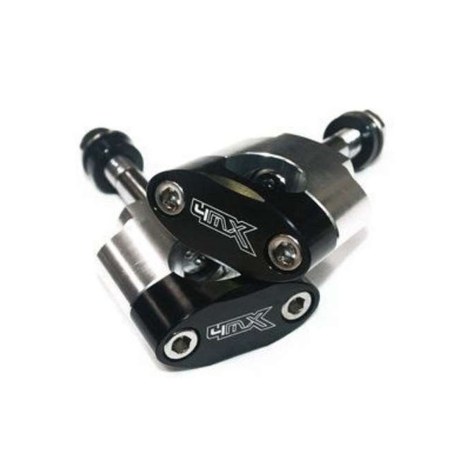 Pontets 4MX 28 mm Axe 12 mm Noir