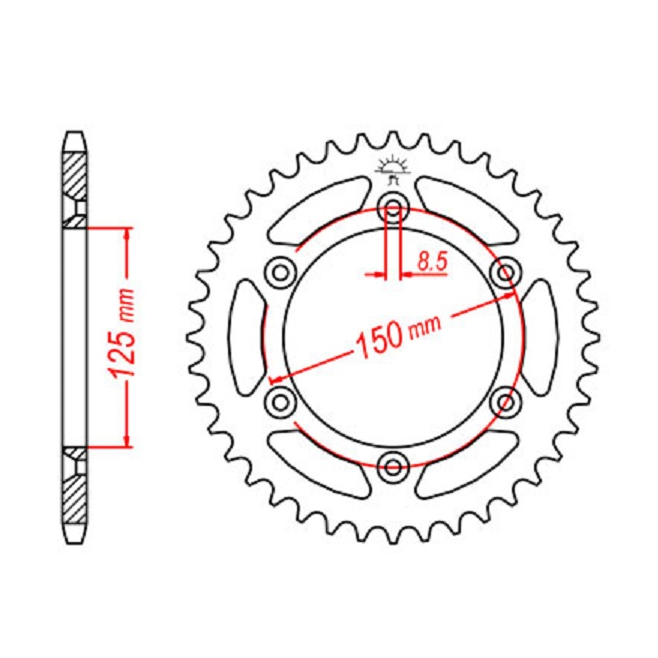 Corona Acero JT KTM