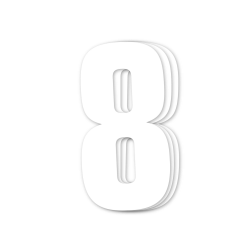Numbers White - Pack 3...